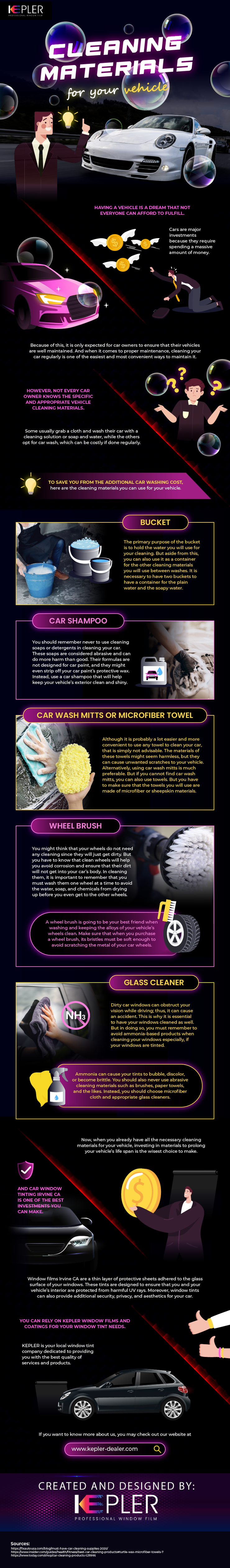 Cleaning Materials for Your Vehicle